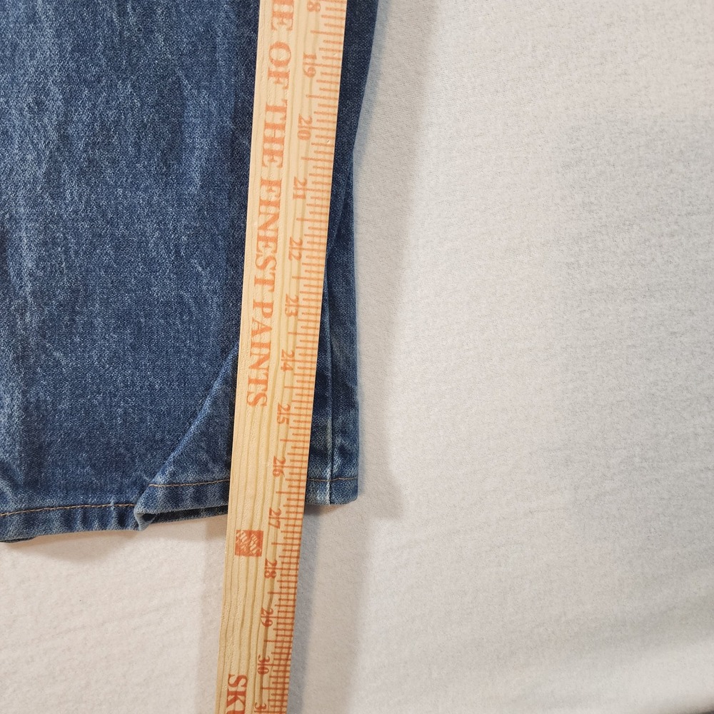 Wrangler 13MWZ Cowboy Cut Mens Blue Denim Jeans Made in USA 36x30 Original Fit - Picture 7 of 10